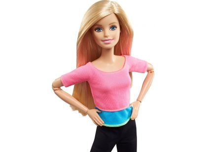 Mattel Barbie Panenka v pohybu - Růžové triko