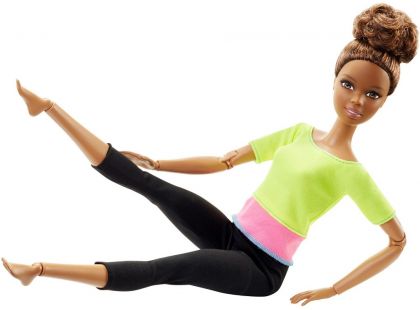 Barbie Panenka v pohybu - Žluté triko