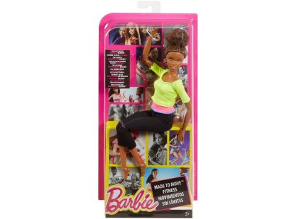 Barbie Panenka v pohybu - Žluté triko