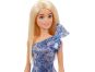 Barbie Panenky 30 cm v třpytivých šatech Modré šaty 3