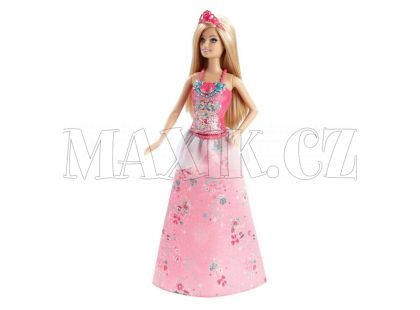 Barbie Princezna měnitelné prvky - Blondýnka růžová
