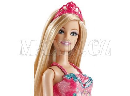 Barbie Princezna měnitelné prvky - Blondýnka růžová