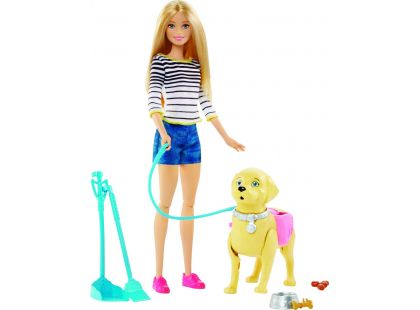 Barbie procházka s pejskem