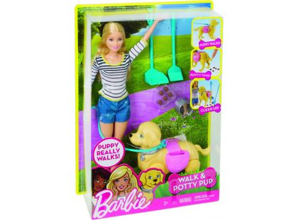 Barbie procházka s pejskem