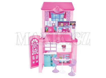 Barbie Prázdinový dům s panenkou