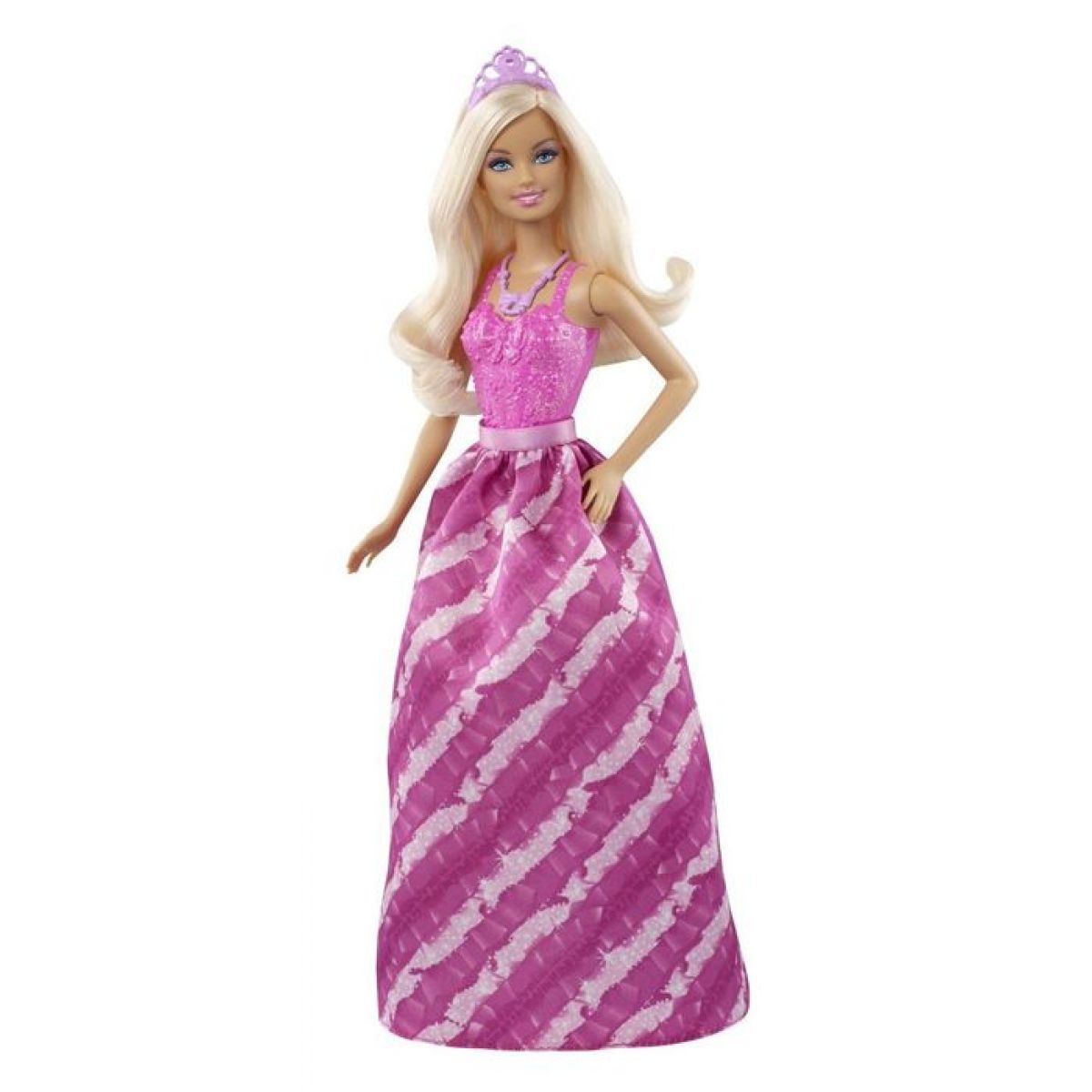Barbie Třpytivá princezna měnitelné prvky - Blondýnka fialová