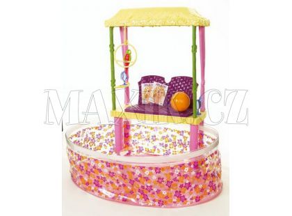 Barbie tropical beach bazén L9551