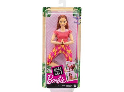 Barbie v pohybu oranžová