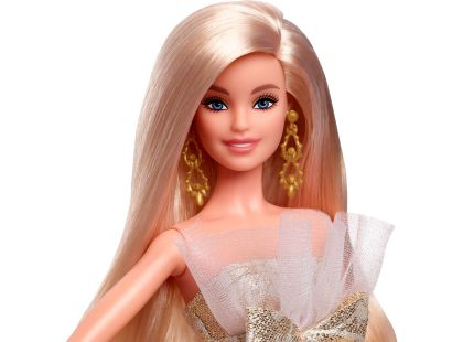 Barbie Vánoční panenka blondýnka 2025