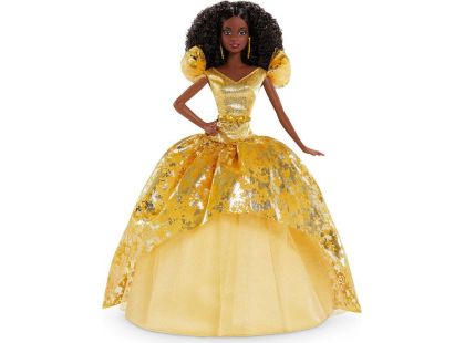 Barbie vánoční panenka černoška