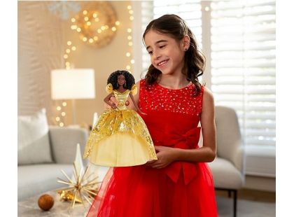 Barbie vánoční panenka černoška