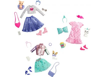 Barbie zvířátko a šaty s doplňky králíček