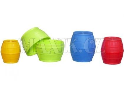 Barevné kelímky na skládání na sebe Playskool