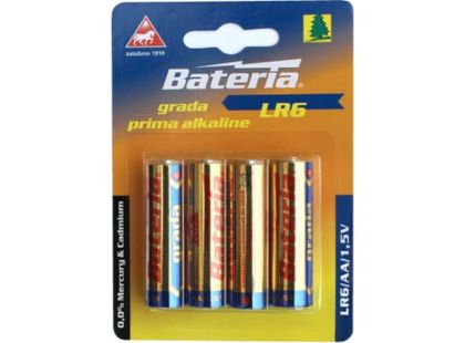 Bateria Slaný CZ Baterie Grada LR6 AA 1,5V 4ks