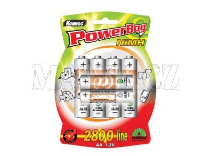 Baterie AA nabíjecí 2800mAh 4ks + 2x AAA nabíjecí ZDARMA