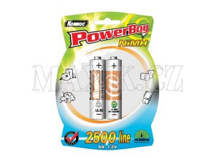 Baterie AA tužkové nabíjecí NiMh 2400mAh 2ks