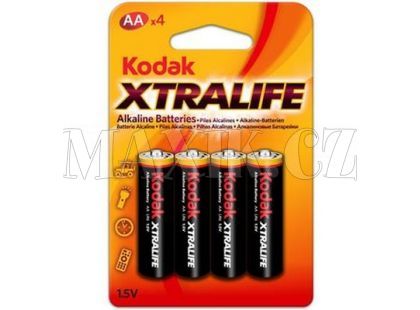 Baterie Kodak AA LR6 tužkové 4ks