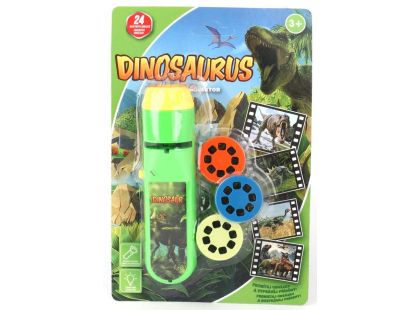 Baterka a projektor Dinosaurus