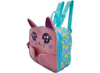 Batoh 3D Růžová Kočka 24 cm