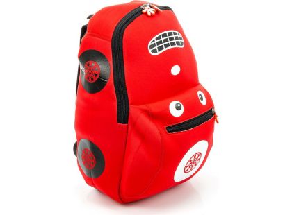 Batoh neoprenový dětský, autíčko červené