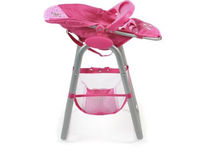 Bayer Chic Jídelní židlička pro panenku - Pink Dots