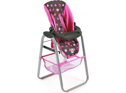 Bayer Chic Jídelní židlička pro panenku - Pinky Balls