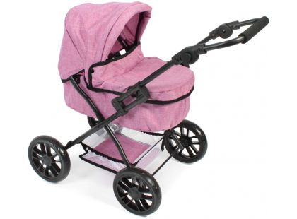 Bayer Chic Kočárek pro panenky Picobello - Jeans růžová