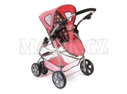 Bayer Chic Kočárek pro panenku Bellina 2v1 - galaxy coral