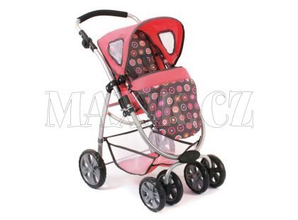 Bayer Chic Kočárek pro panenku Bellina 2v1 - galaxy coral