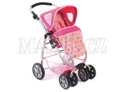 Bayer Chic Kočárek pro panenku Bellina 2v1 - galaxy pink