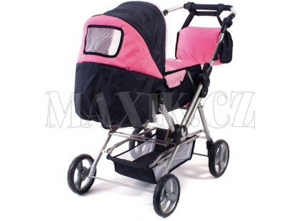Bayer Chic Kočárek pro panenky Traveller - Pink checker
