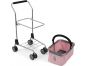Bayer Chic Nákupní vozík s košíkem - Melange Roze 4