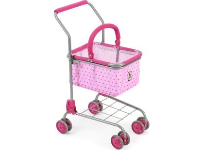 Bayer Chic Nákupní vozík s košíkem - Pink Dots