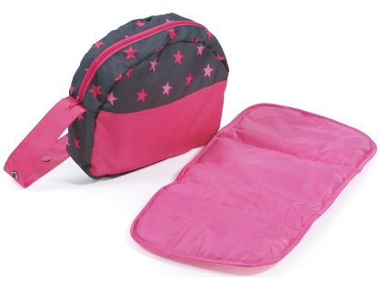 Bayer Chic Přebalovací taška na kočárek hvězdičky růžové