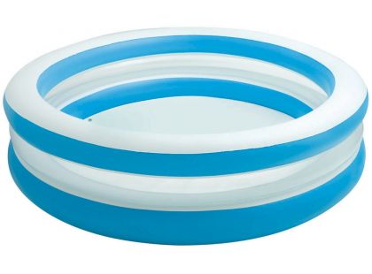 Bazén kruhový průhledný 203cm Intex 57489 - Modrobílá