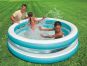 Bazén kruhový průhledný 203cm Intex 57489 - Modrobílá 2