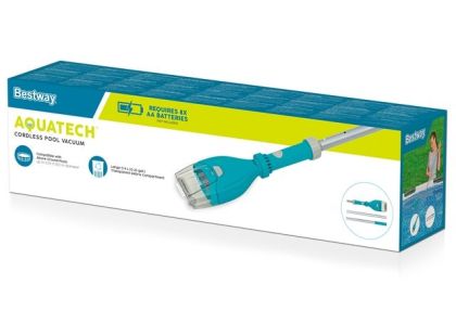Bestway Bazénový bateriový tyčový vysavač AquaTech™ 150 cm do Ø 305 cm