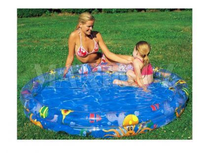 Bazén dvoukomorový 120x20 cm