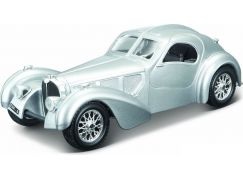 Bburago 1 : 24 Bugatti Atlantic stříbrná
