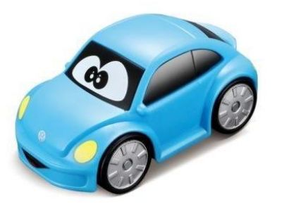 Bburago Volkswagen Beetle plastové autíčko modré