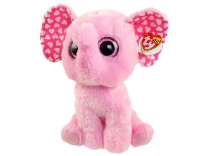 Beanie Boos SUGAR 24 cm růžový slon