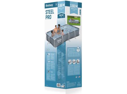Bestway Bazén s konstrukcí Steel Pro™ 366 x 201 x 66 cm bez filtrace