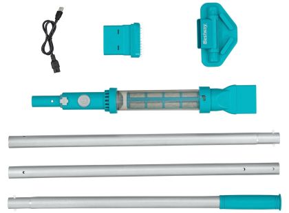 Bestway Bazénový bateriový tyčový vysavač AquaSurge™ 251 cm do Ø 610 cm