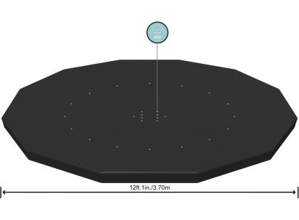 Bestway Kulatý kryt na bazén 366 cm - Poškozený obal