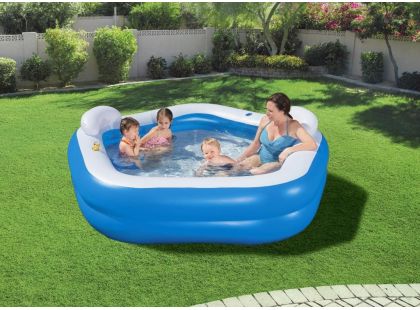 Bestway Nafukovací bazén čtvercový Oasis™ 213 x 206 x 69 cm