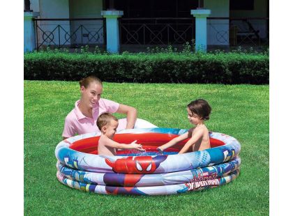 Bestway Nafukovací bazén Spiderman 3 pruhy průměr 152 cm