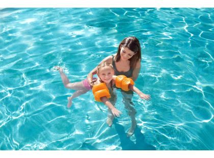 Bestway Rukávky nafukovací jednobarevné oranžové 20 x 20 cm