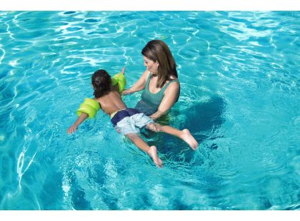 Bestway Rukávky nafukovací jednobarevné zelené 20 x 20 cm