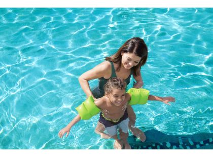 Bestway Rukávky nafukovací jednobarevné zelené 20 x 20 cm