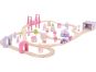 Bigjigs Rail Dřevěná velká vláčkodráha princezny - Poškozený obal 3